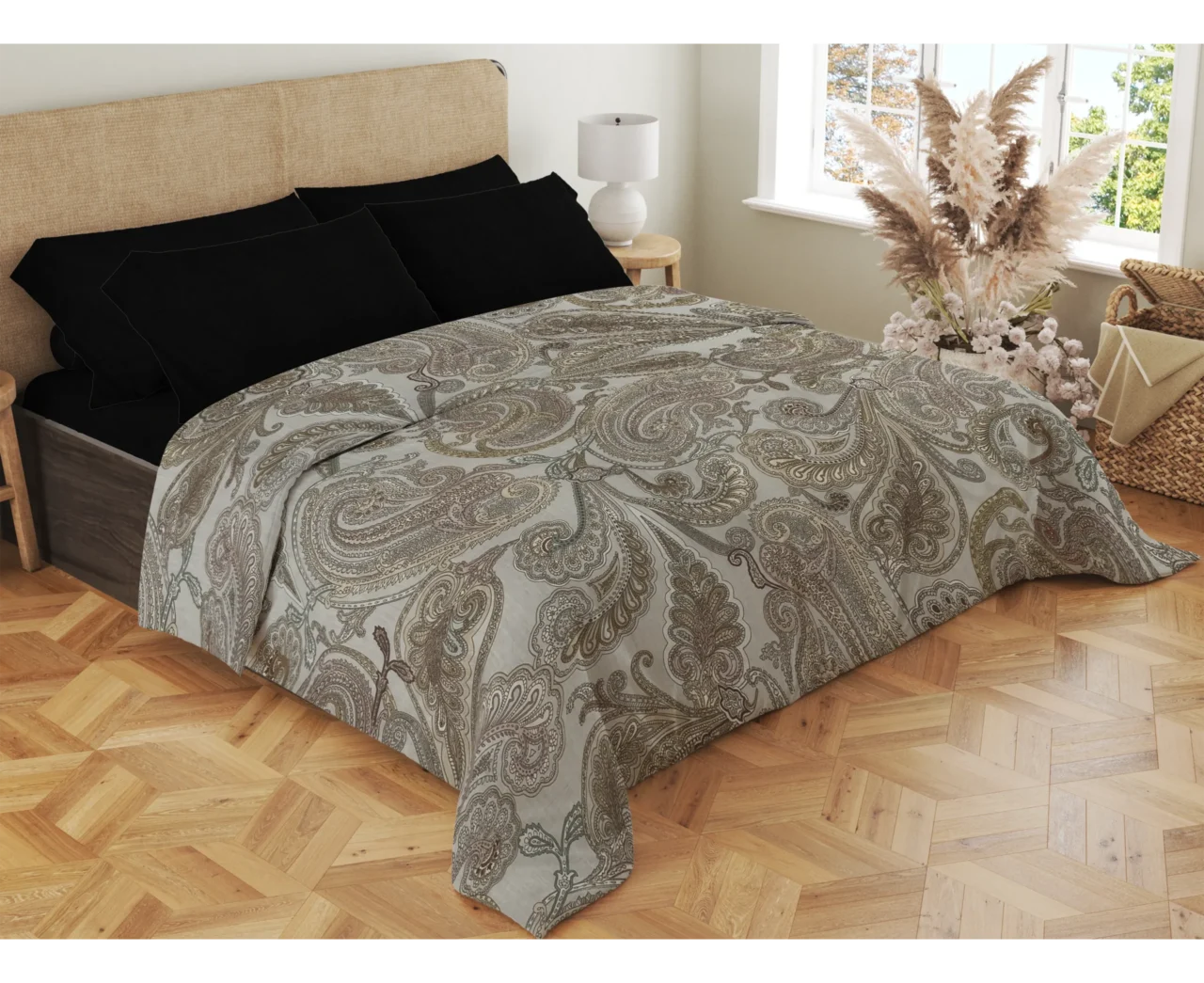 Σετ σεντόνια 4τμχ υπέρδιπλα 240x270-180x200+35 Βαμβακερά 100% εμπριμέ/μονόχρωμα 007443011Σ71Χ80