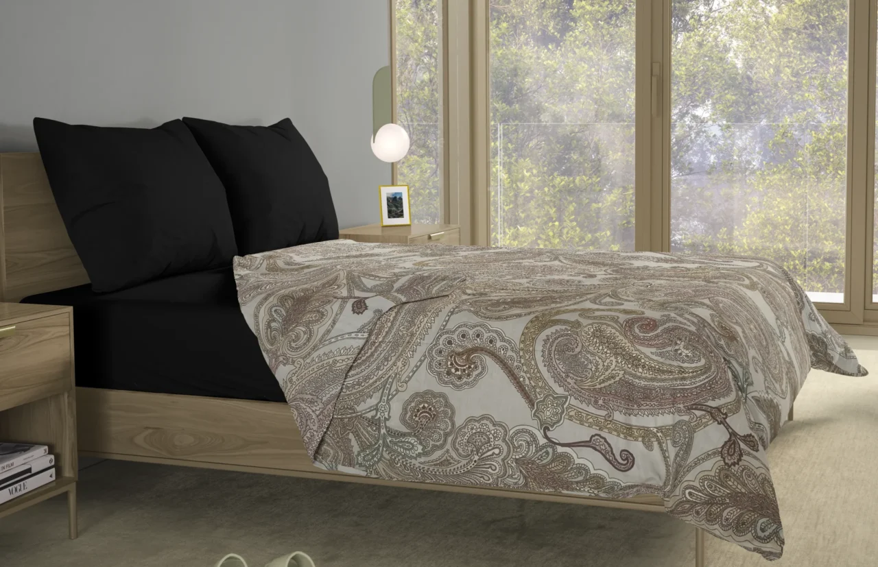 Σετ σεντόνια 4τμχ υπέρδιπλα 240x270-180x200+35 Βαμβακερά 100% εμπριμέ/μονόχρωμα 007443011Σ71Χ80 - Image 4