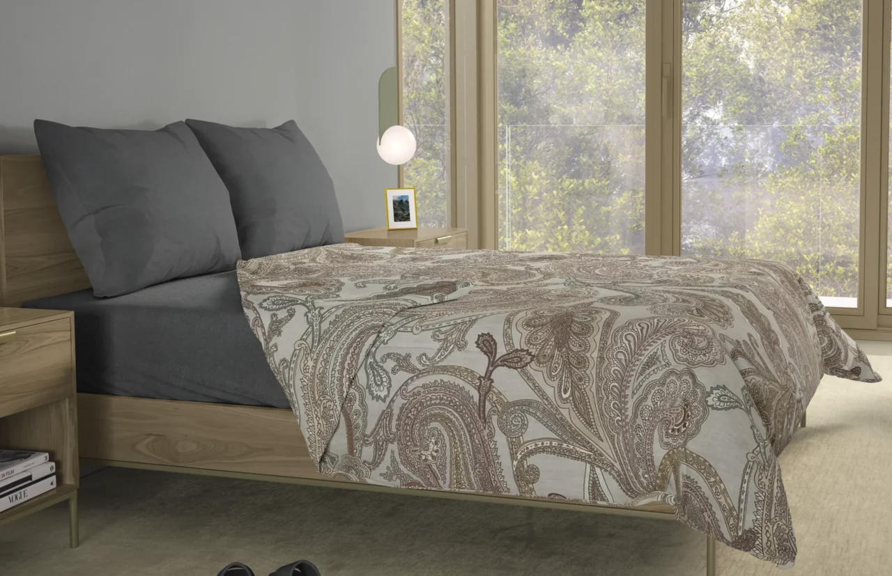 Σετ σεντόνια 4τμχ υπέρδιπλα 240x270-180x200+35 Βαμβακερά 100% εμπριμέ/μονόχρωμα 007443011Σ71Χ83 - Image 5