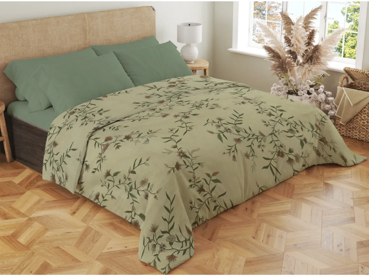 Σετ σεντόνια 4τμχ υπέρδιπλα 240x270-180x200+35 Βαμβακερά 100% εμπριμέ/μονόχρωμα 007443011Σ70Χ87