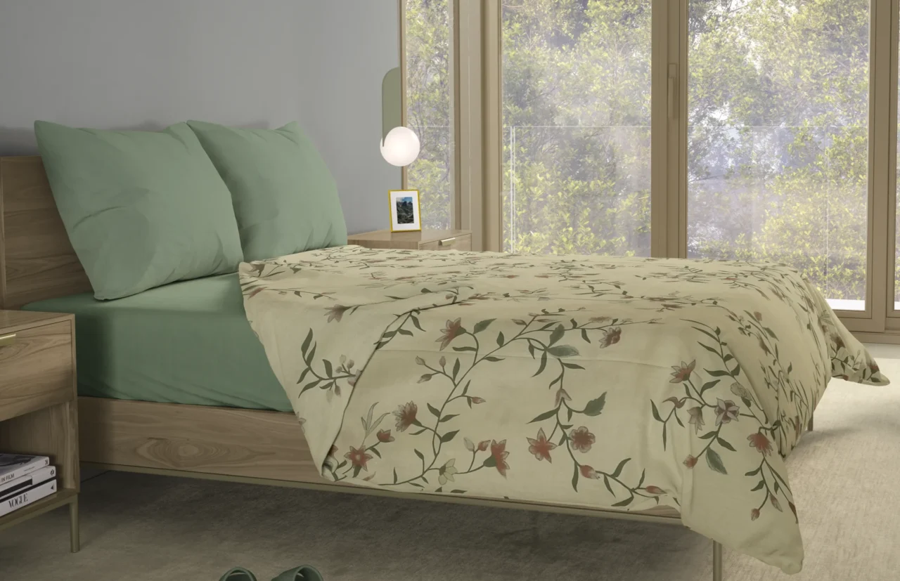 Σετ σεντόνια 4τμχ υπέρδιπλα 240x270-180x200+35 Βαμβακερά 100% εμπριμέ/μονόχρωμα 007443011Σ70Χ87 - Image 5
