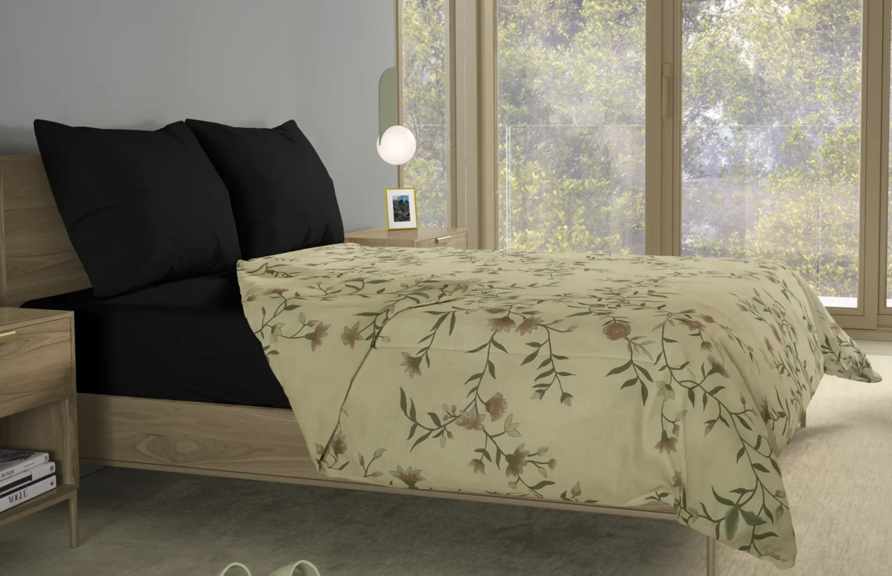 Σετ σεντόνια 4τμχ υπέρδιπλα 240x270-180x200+35 Βαμβακερά 100% εμπριμέ/μονόχρωμα 007443011Σ70Χ80 - Image 4