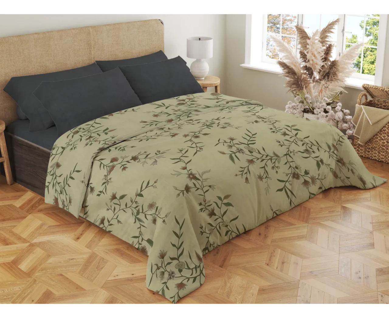 Σετ σεντόνια 4τμχ υπέρδιπλα 240x270-180x200+35 Βαμβακερά 100% εμπριμέ/μονόχρωμα 007443011Σ70Χ83