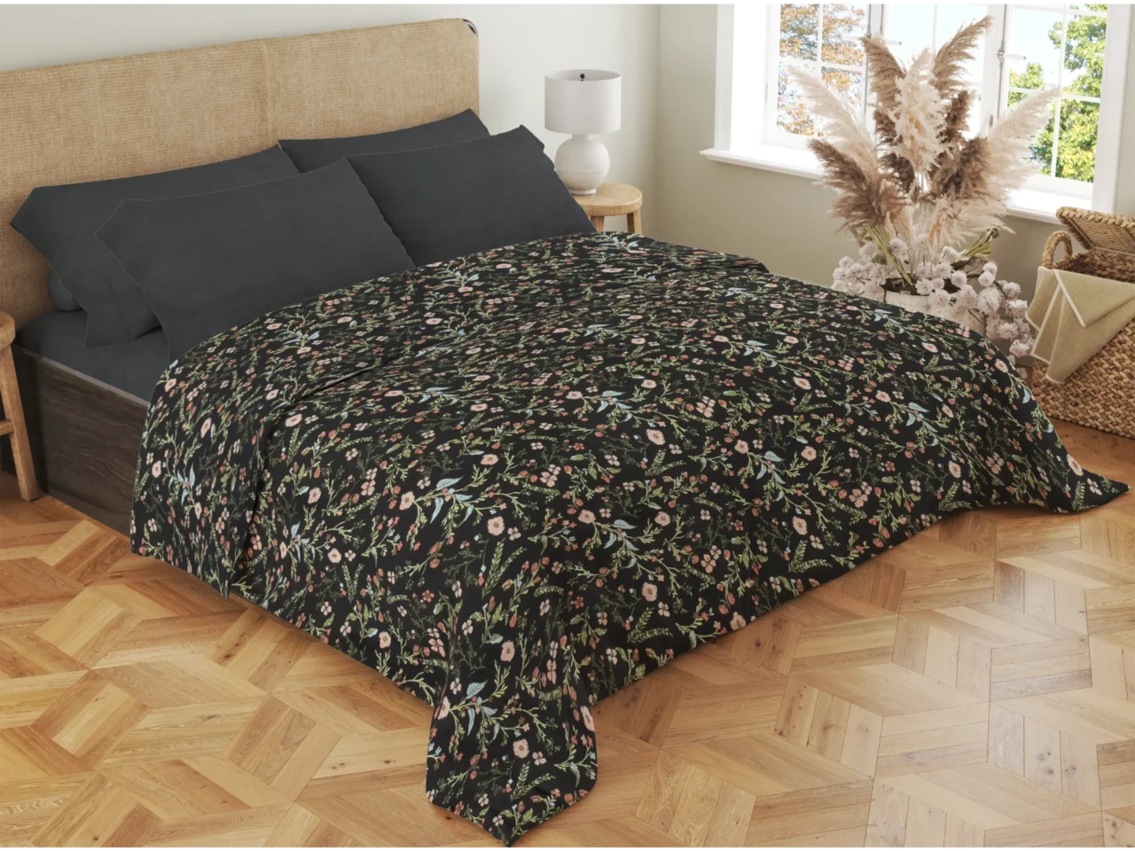 Σετ σεντόνια 4τμχ υπέρδιπλα 240x270-180x200+35 Βαμβακερά 100% εμπριμέ/μονόχρωμα 007443011Σ67Χ83