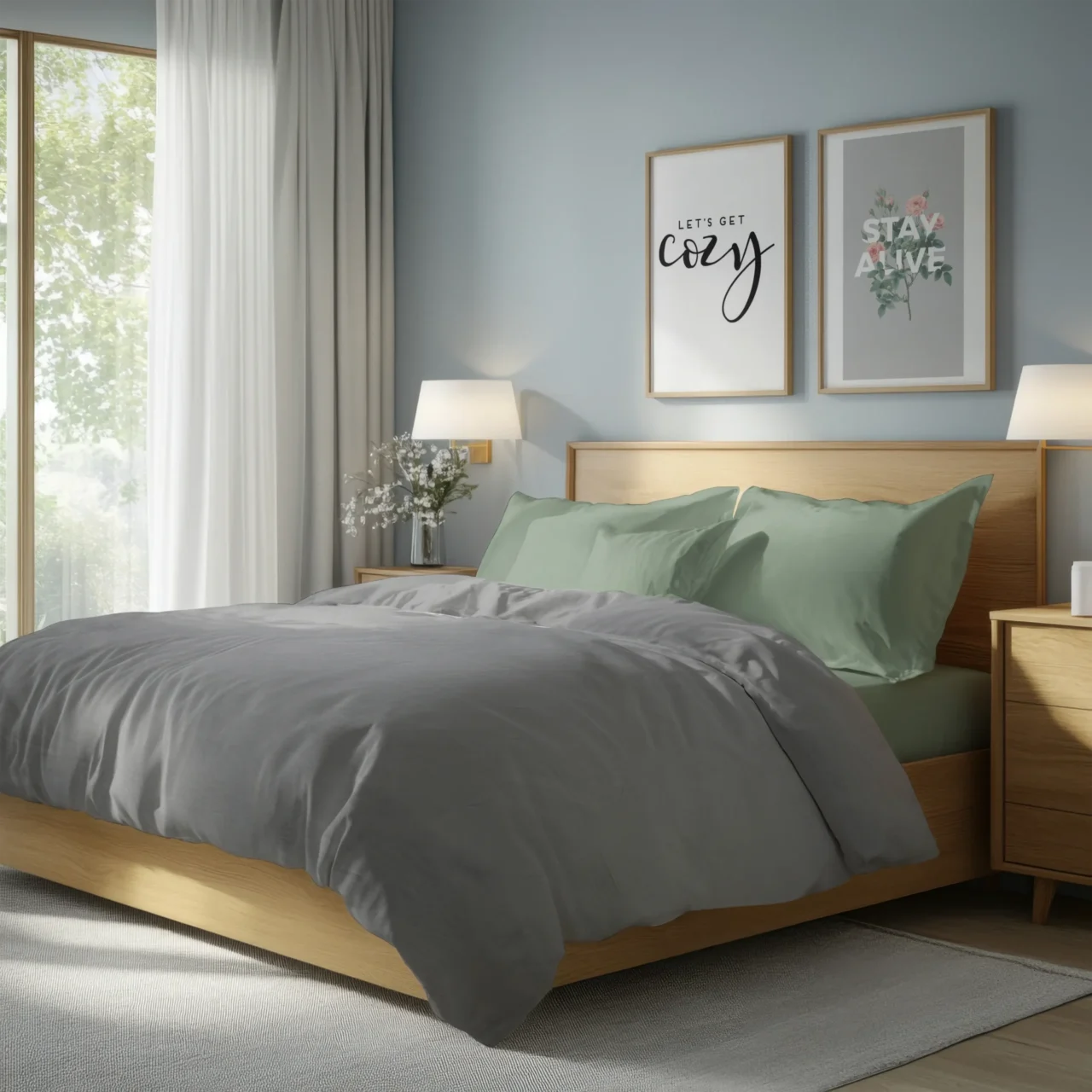 Σετ σεντόνια 4τμχ υπέρδιπλα 240x270-180x200+35 Βαμβακερά 100% μονόχρωμα 007446011Χ82-87