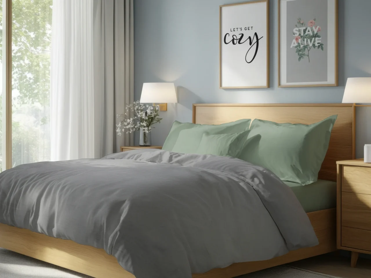 Σετ σεντόνια 4τμχ υπέρδιπλα 240x270-180x200+35 Βαμβακερά 100% μονόχρωμα 007446011Χ82-87