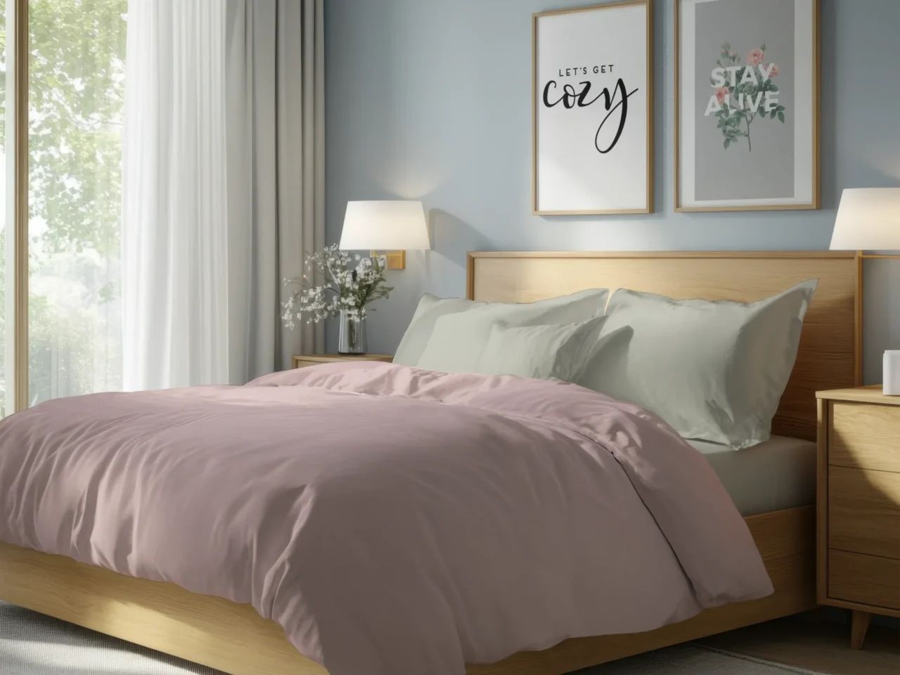 Σετ σεντόνια 4τμχ υπέρδιπλα 240x270-180x200+35 Βαμβακερά 100% μονόχρωμα 007446011Χ85-86
