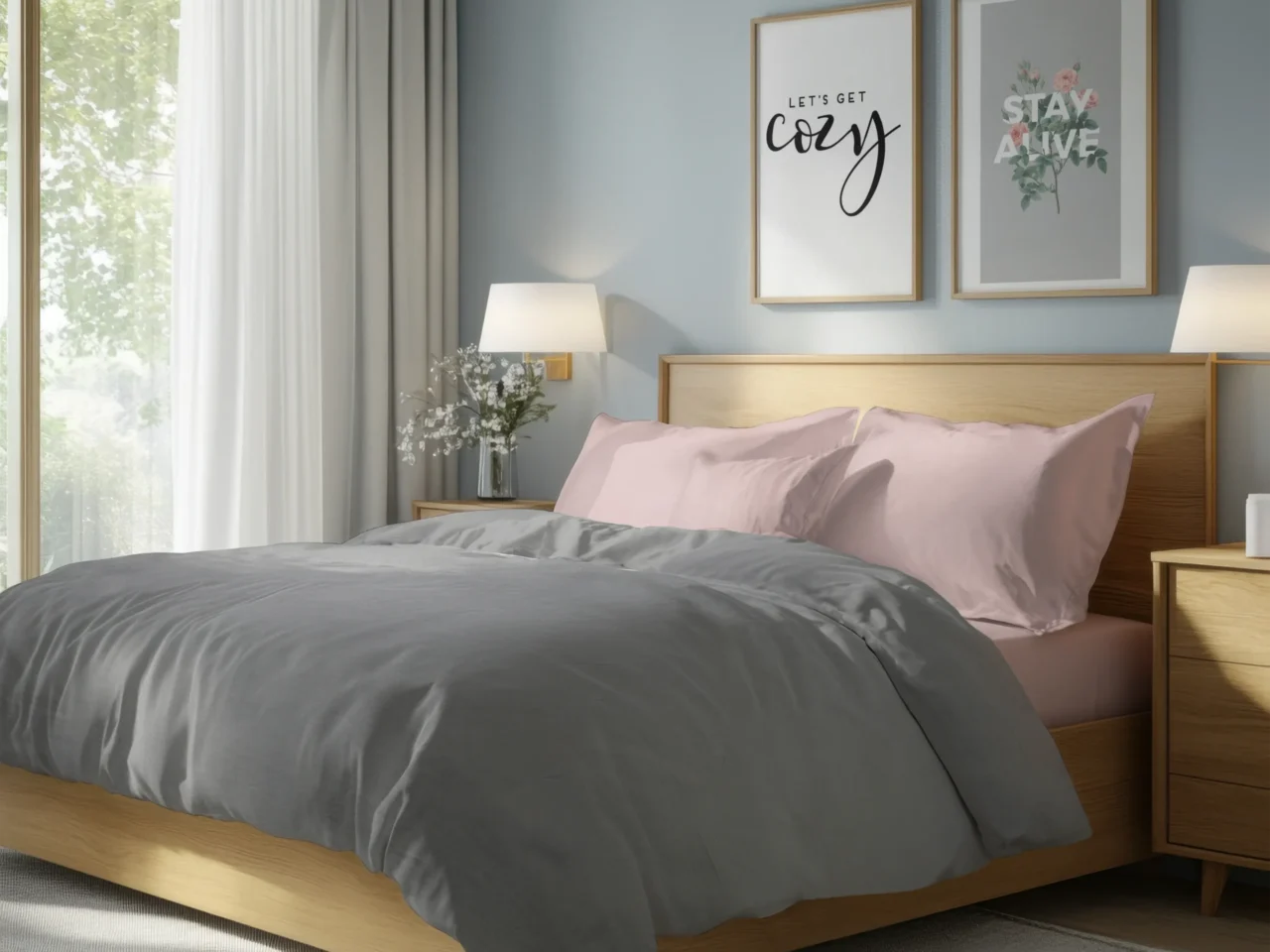 Σετ σεντόνια 4τμχ υπέρδιπλα 240x270-180x200+35 Βαμβακερά 100% μονόχρωμα 007446011Χ86-82