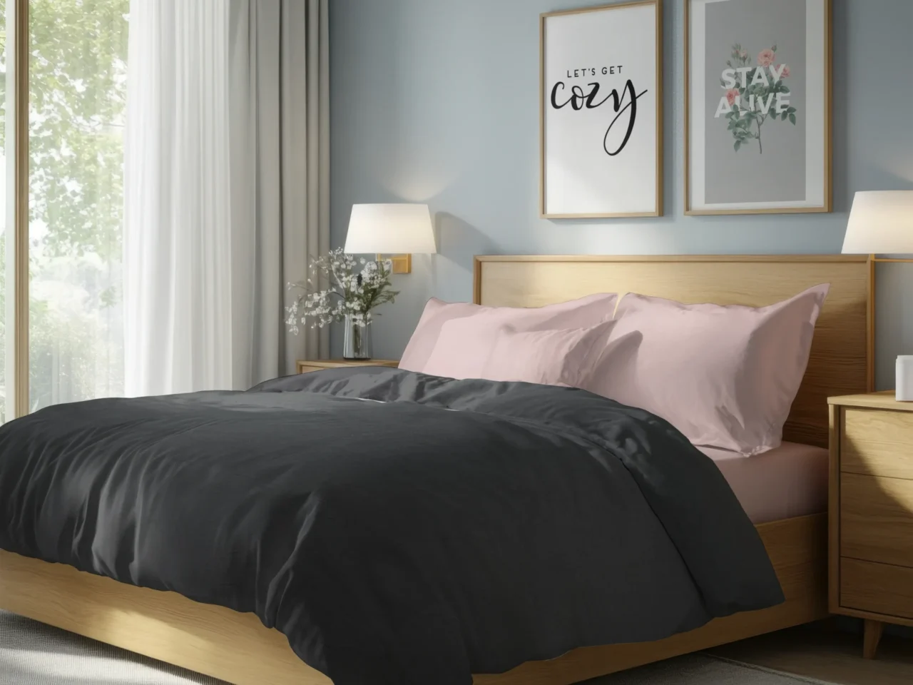Σετ σεντόνια 4τμχ υπέρδιπλα 240x270-180x200+35 Βαμβακερά 100% μονόχρωμα 007446011Χ86-83