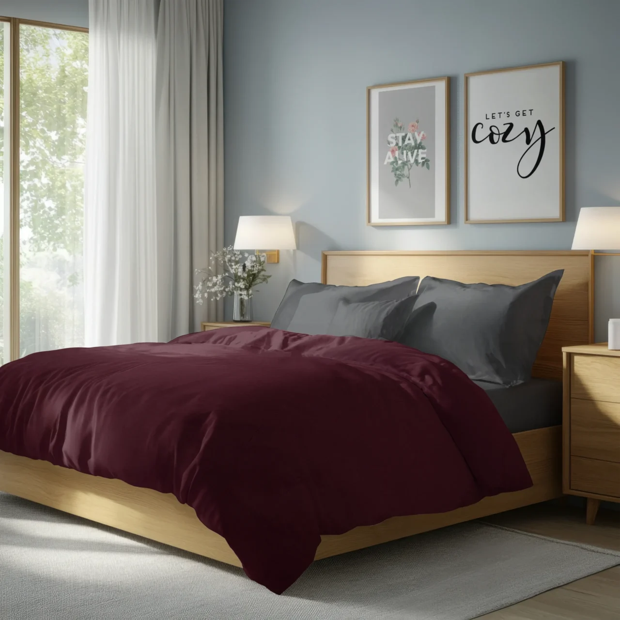 Σετ σεντόνια 4τμχ υπέρδιπλα 240x270-180x200+35 Βαμβακερά 100% μονόχρωμα 007446011Χ83-84