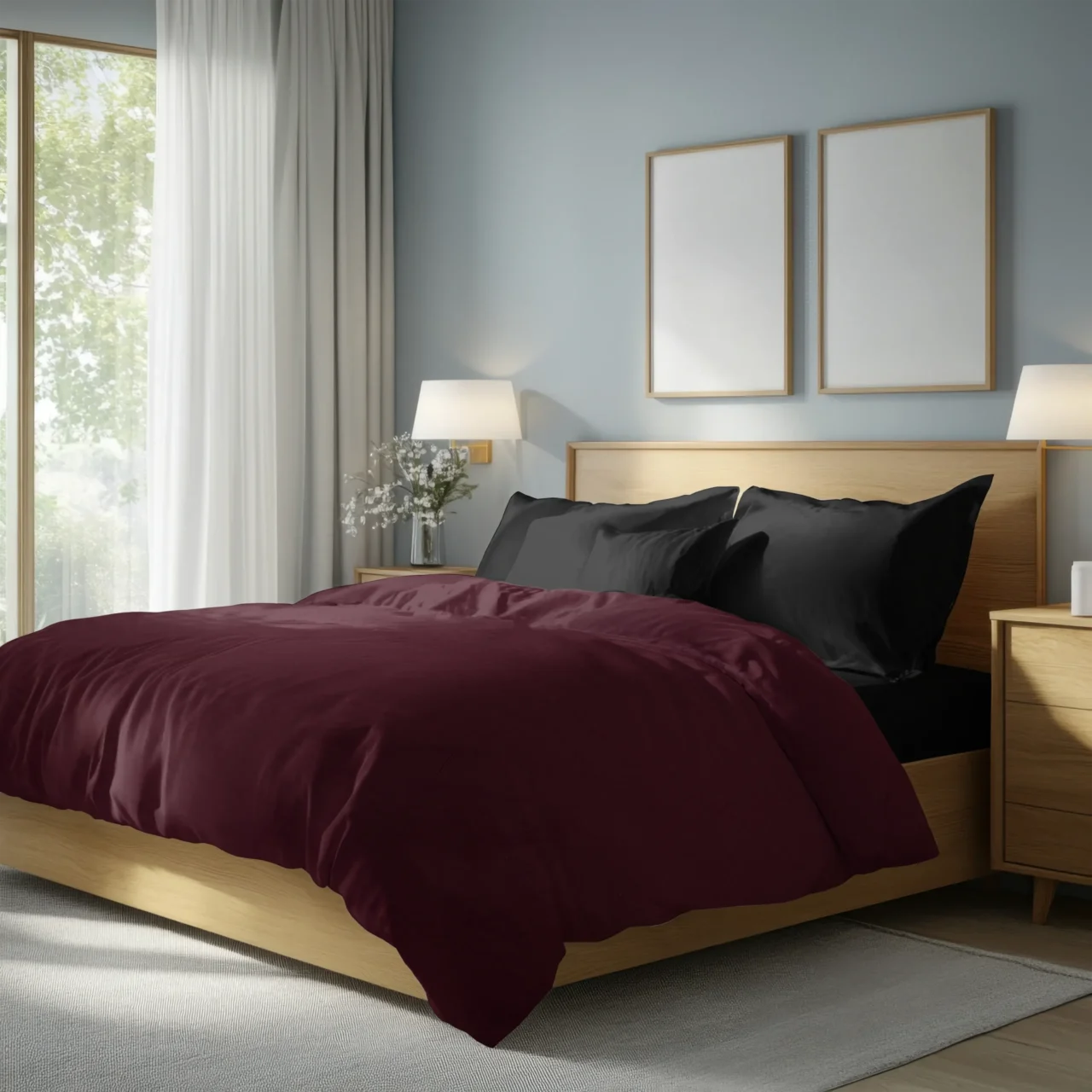 Σετ σεντόνια 4τμχ υπέρδιπλα 240x270-180x200+35 Βαμβακερά 100% μονόχρωμα 007446011Χ80-84