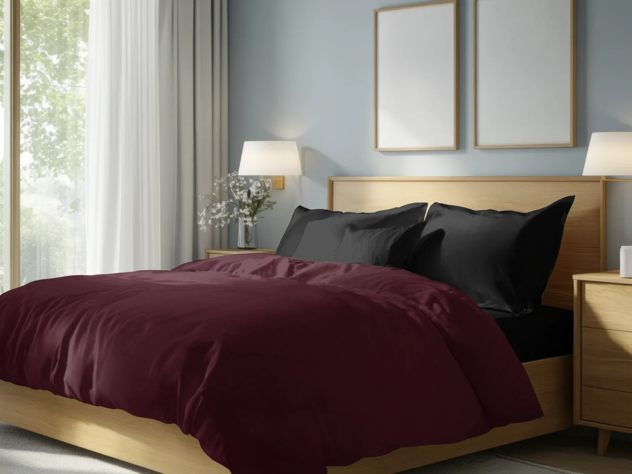 Σετ σεντόνια 4τμχ υπέρδιπλα 240x270-180x200+35 Βαμβακερά 100% μονόχρωμα 007446011Χ80-84