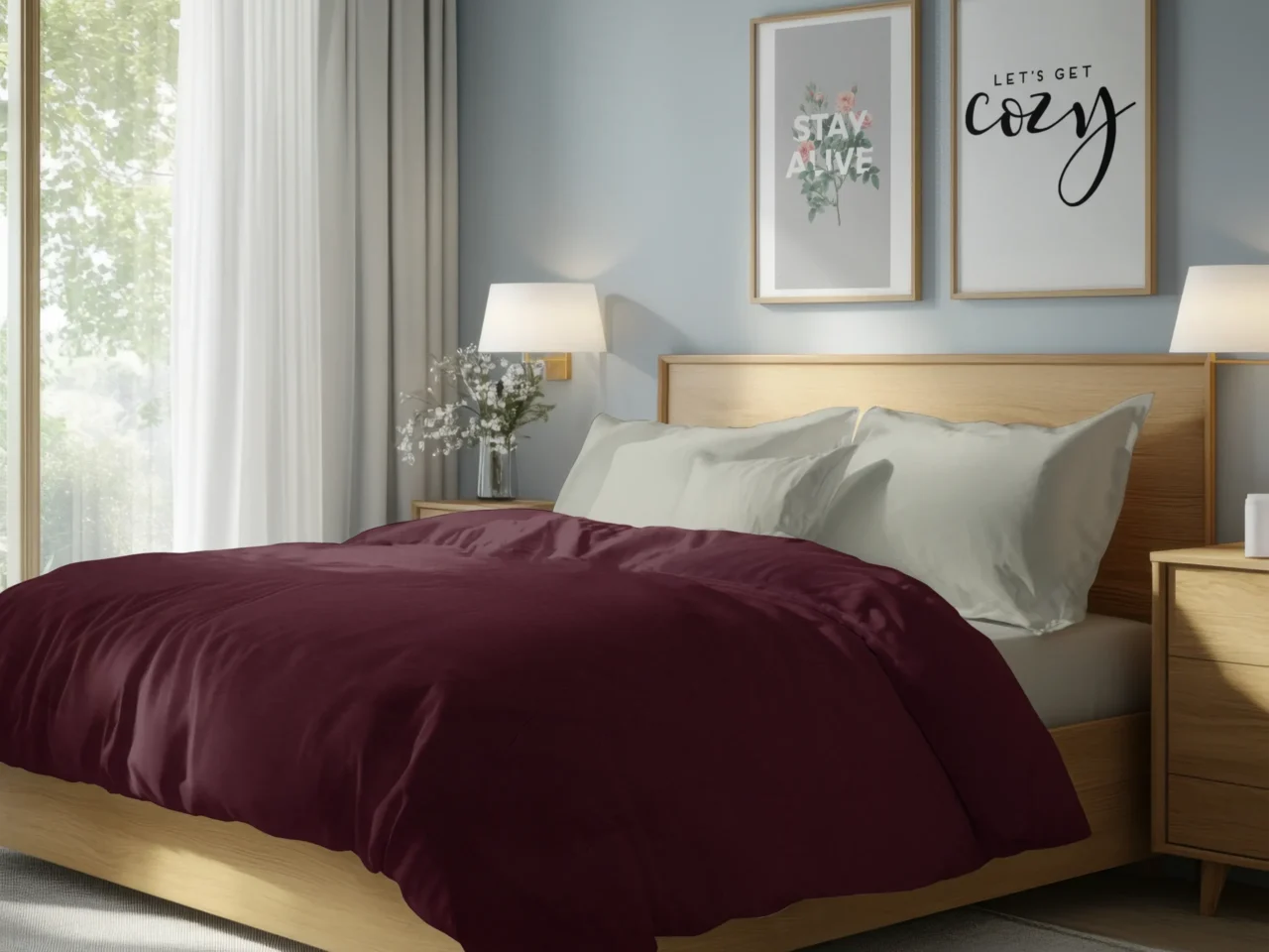 Σετ σεντόνια 4τμχ υπέρδιπλα 240x270-180x200+35 Βαμβακερά 100% μονόχρωμα 007446011Χ84-85